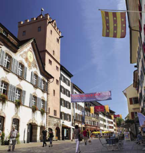 Voller Flair: Marktgasse Rheinfelden.