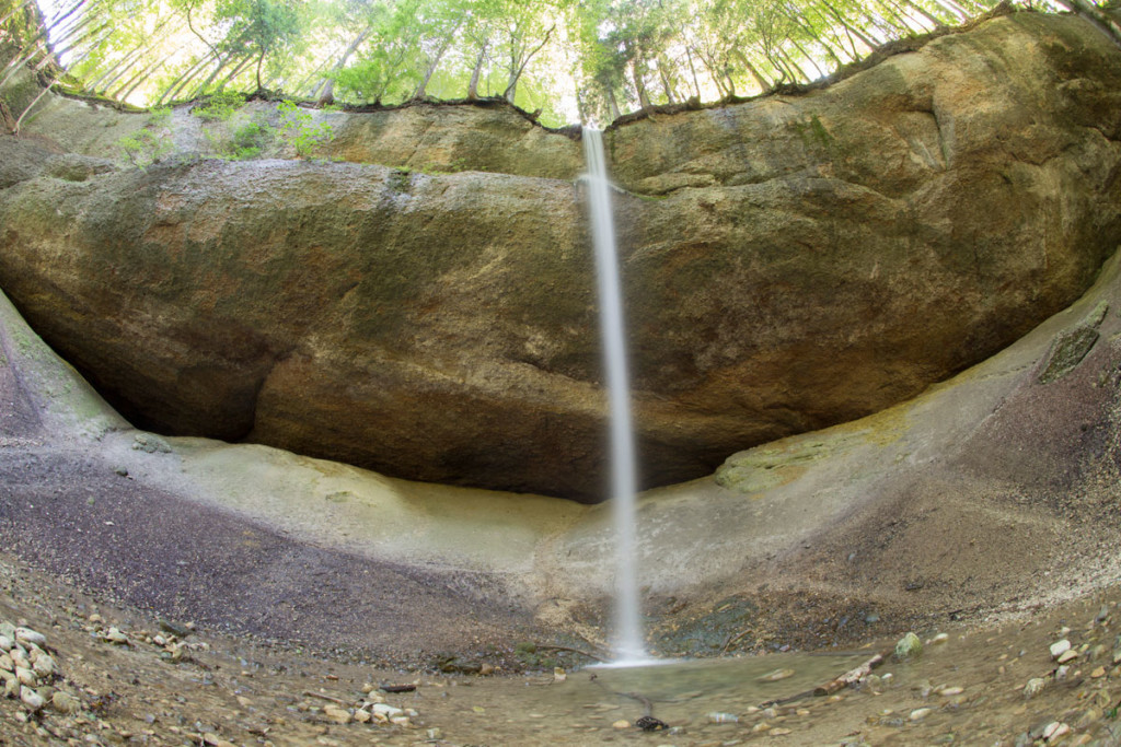 Wasserfall Wissengubel in Gibswil, Foto Zürioberland Tourismus, Bauma