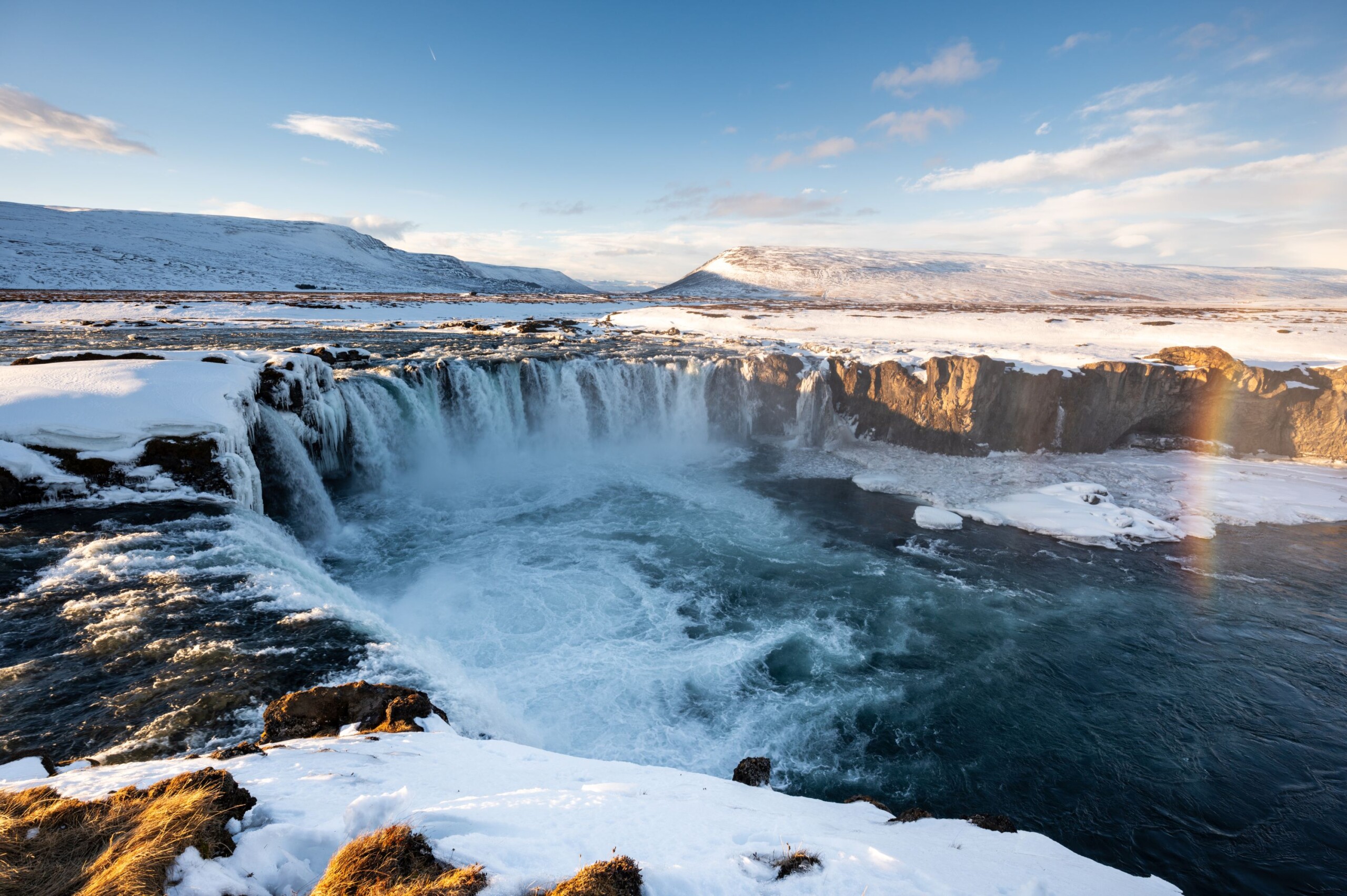 Der Goðafoss gehört zu den mächtigsten Wasserfällen in Island | Vincent Mivelaz, Kontiki-Scout